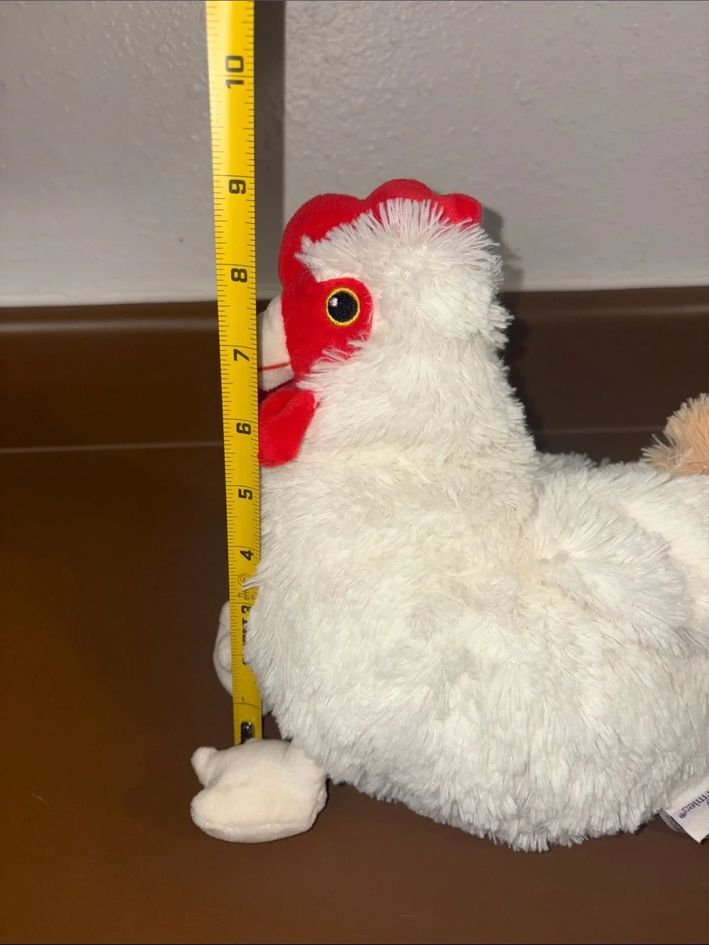 Soft Plush Chicken Toy - White and Red Small Pet Plush
